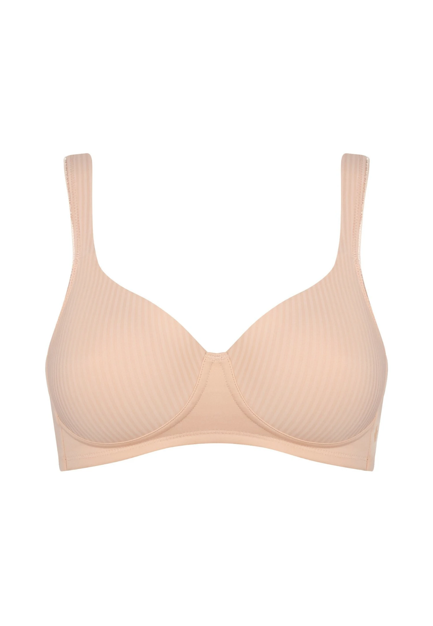 Triumph MODERN SOFT+WIRELESS BRA - Biustonosz Z Trójkątną Miseczką - Neutral Beige - obrazek 3
