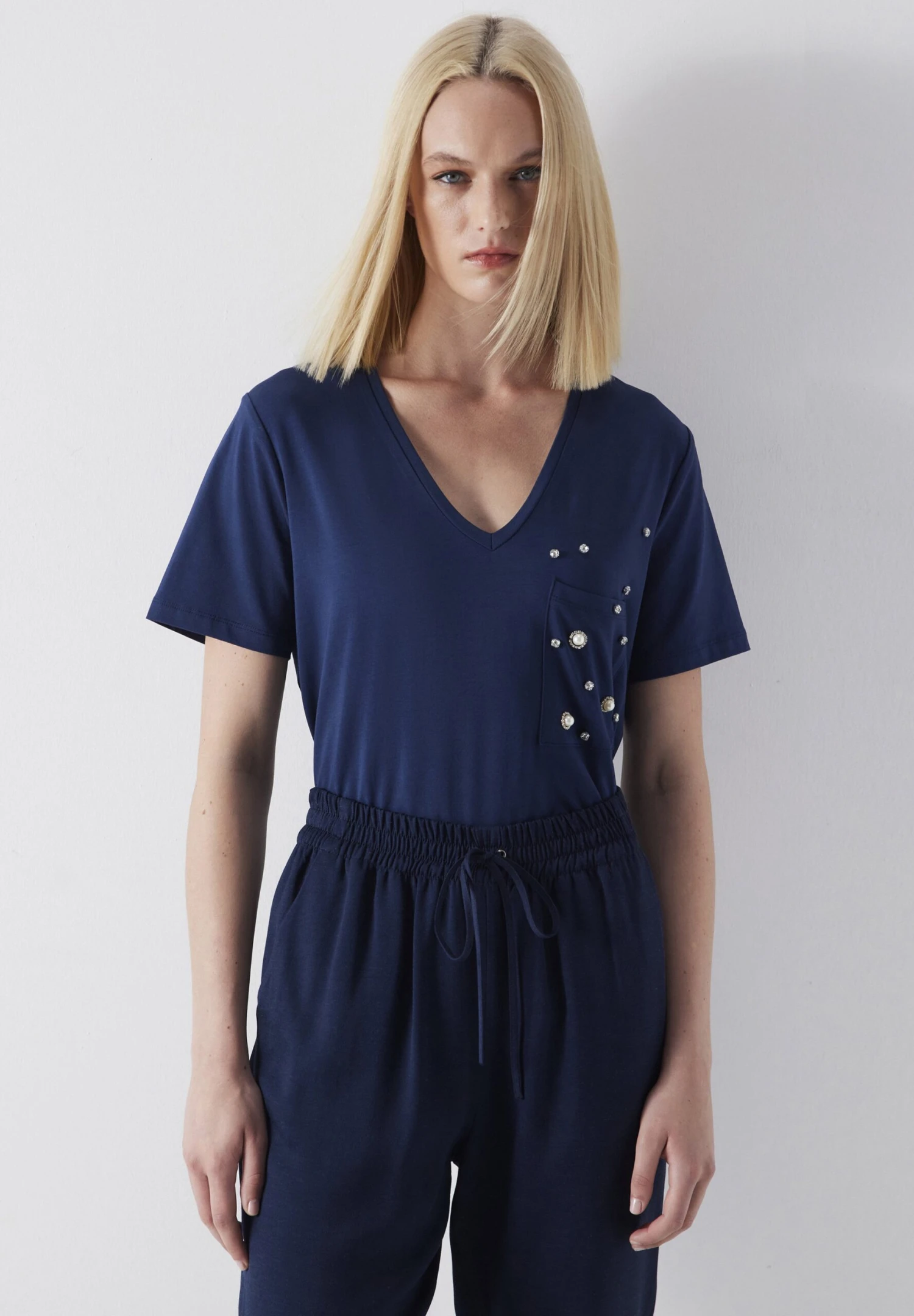 Ipekyol JOGGER - Spodnie Treningowe - Navy - obrazek 3