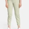 Gerry Weber BEST4ME CROPPE - Jeansy Slim Fit - Sage