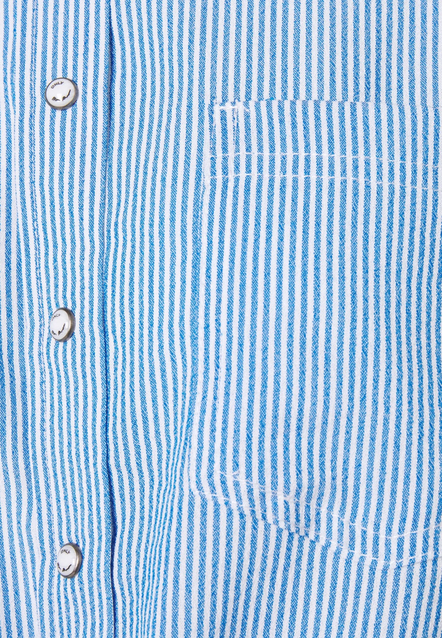 ONLY ONLLECEY - Koszula - Cloud Dancer/medium Blue - obrazek 4