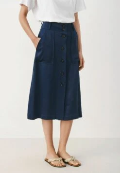 Part Two BETRIAPW - Spódnica Trapezowa - Midnight Navy