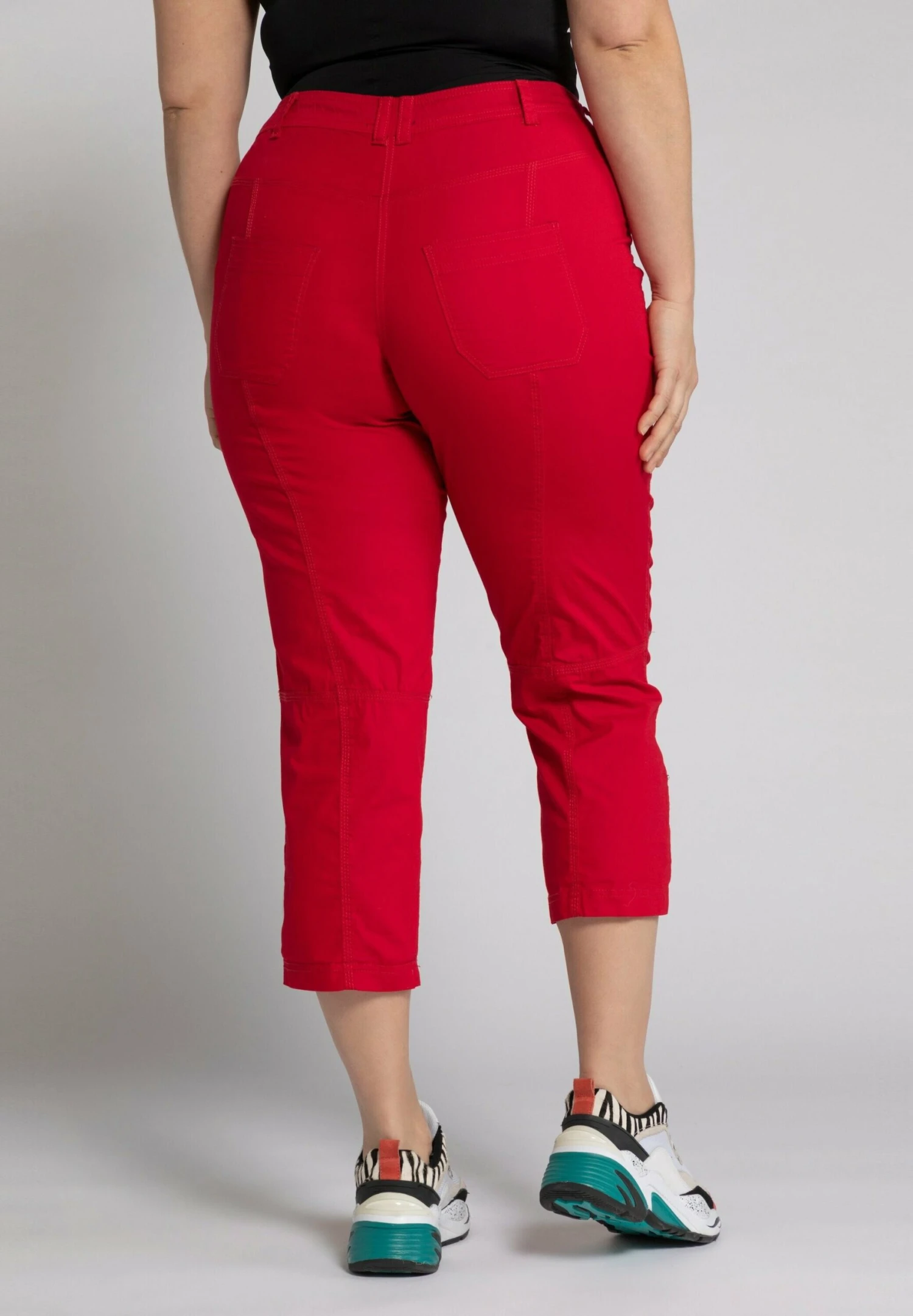 Ulla Popken Spodnie Materiałowe - Rot - obrazek 3