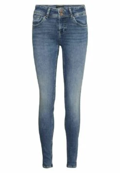 Vero Moda MID RISE - Jeansy Slim Fit - Medium Blue Denim