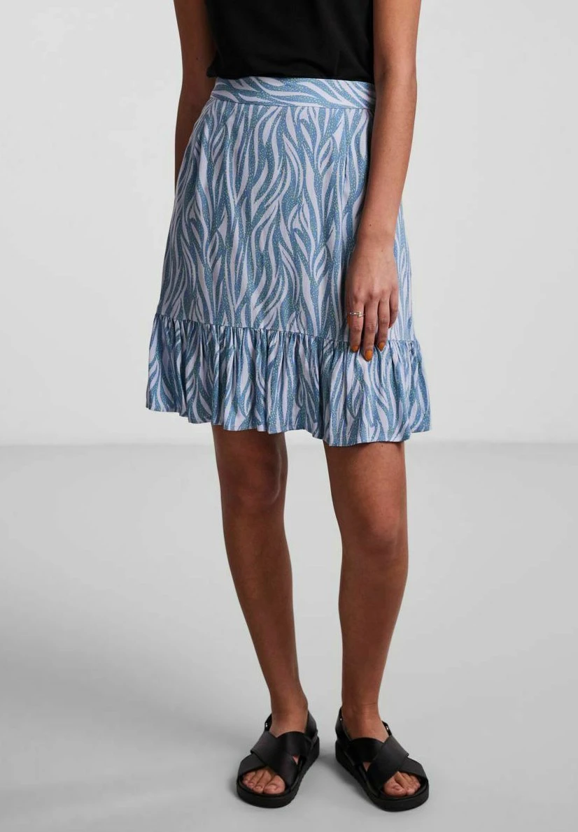 Pieces PCNYA HW BF - Spódnica Mini - Kentucky Blue