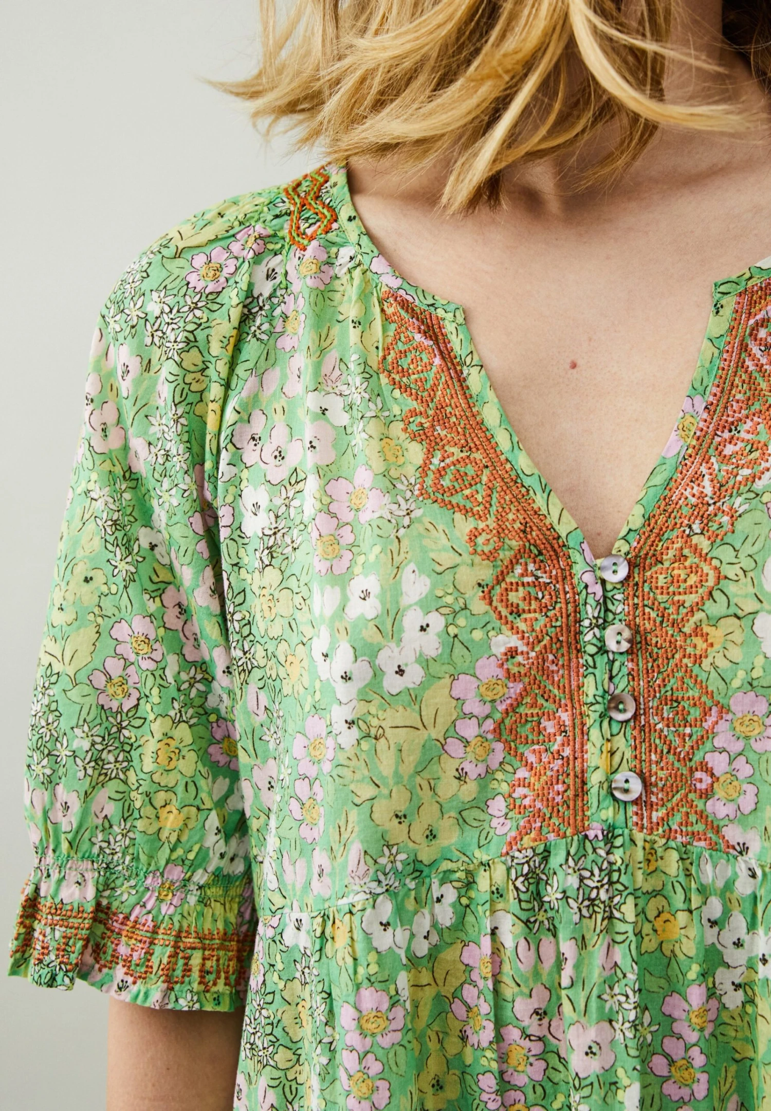 Odd Molly PHOENIX - Sukienka Letnia - Happy Green - obrazek 3