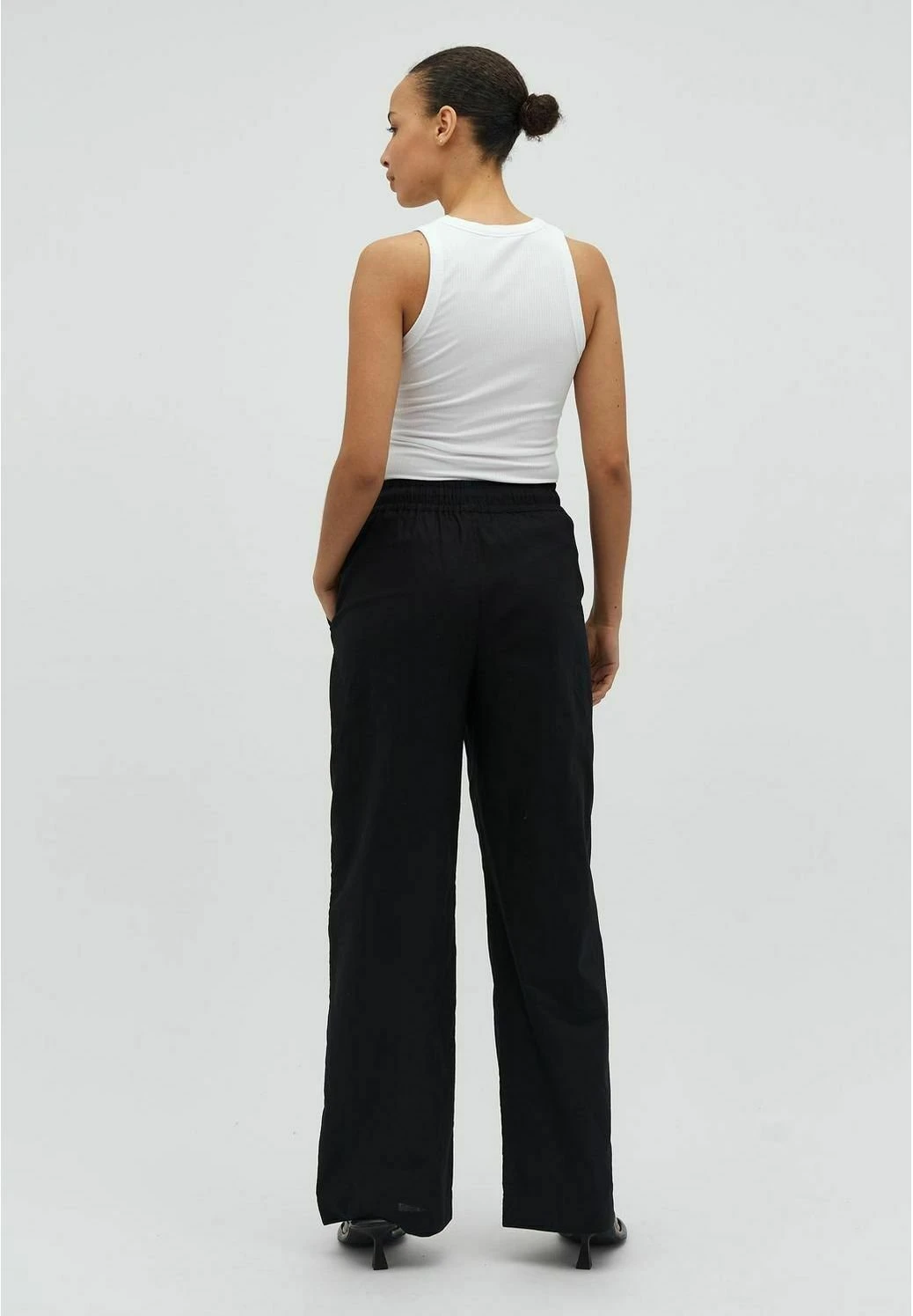 MbyM GRASIELLE-M - Spodnie Materiałowe - Black - obrazek 2