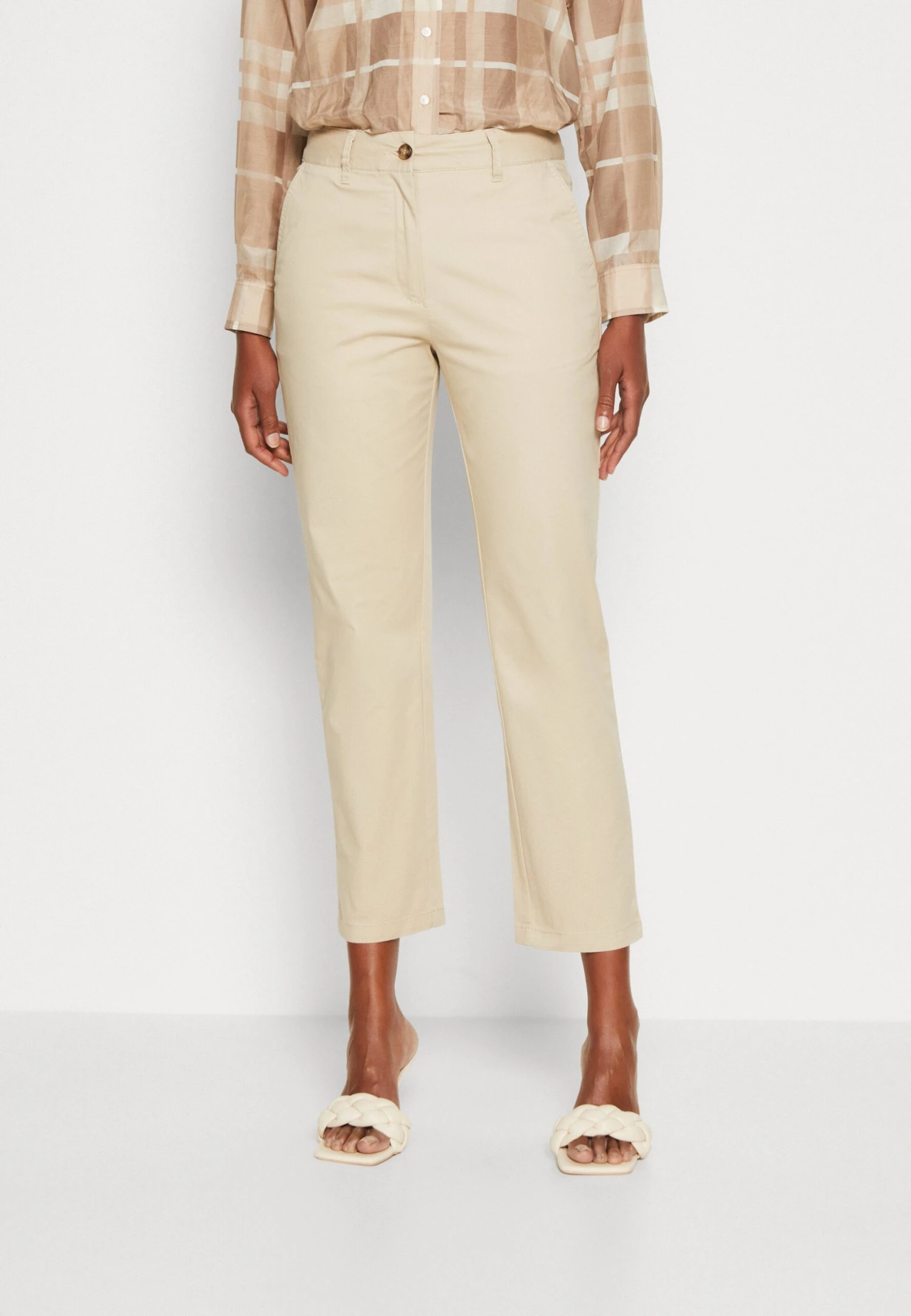 Gant SLIM - Chinosy - Dry Sand