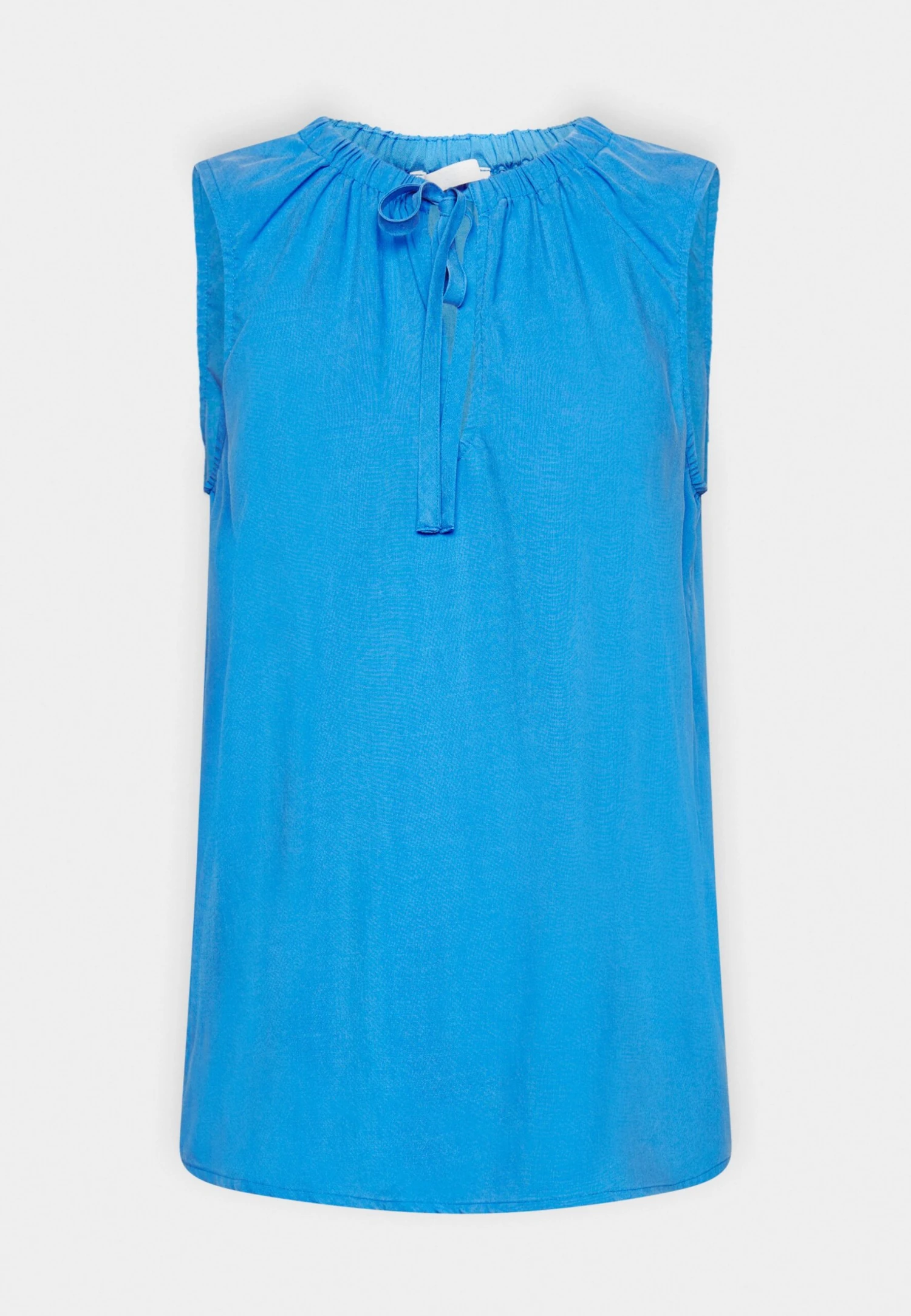 Edc By Esprit BUBBLE HEM - Bluzka - Bright Blue - obrazek 4