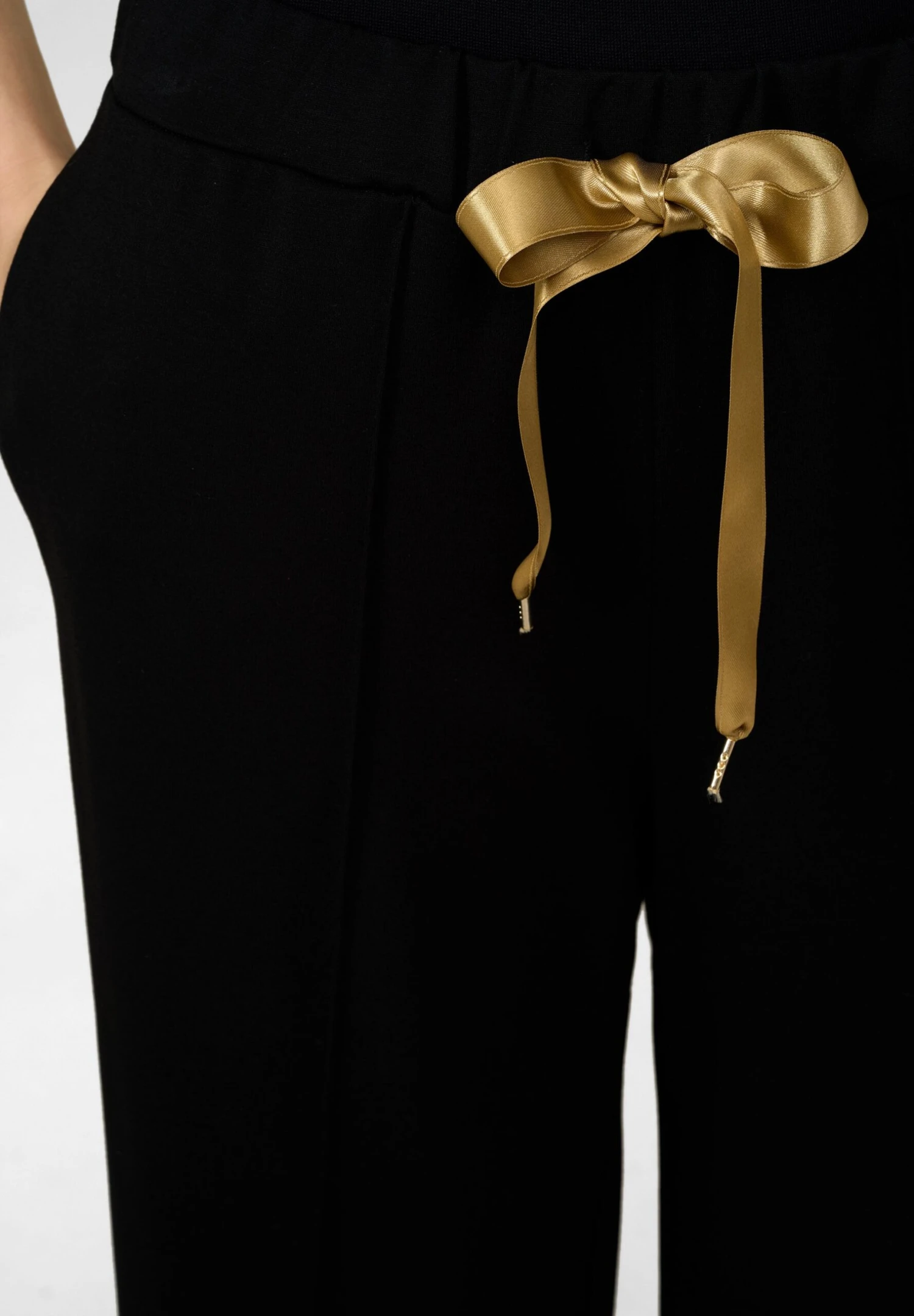 FRANCESCA - Spodnie Materiałowe - Schwarz - obrazek 4