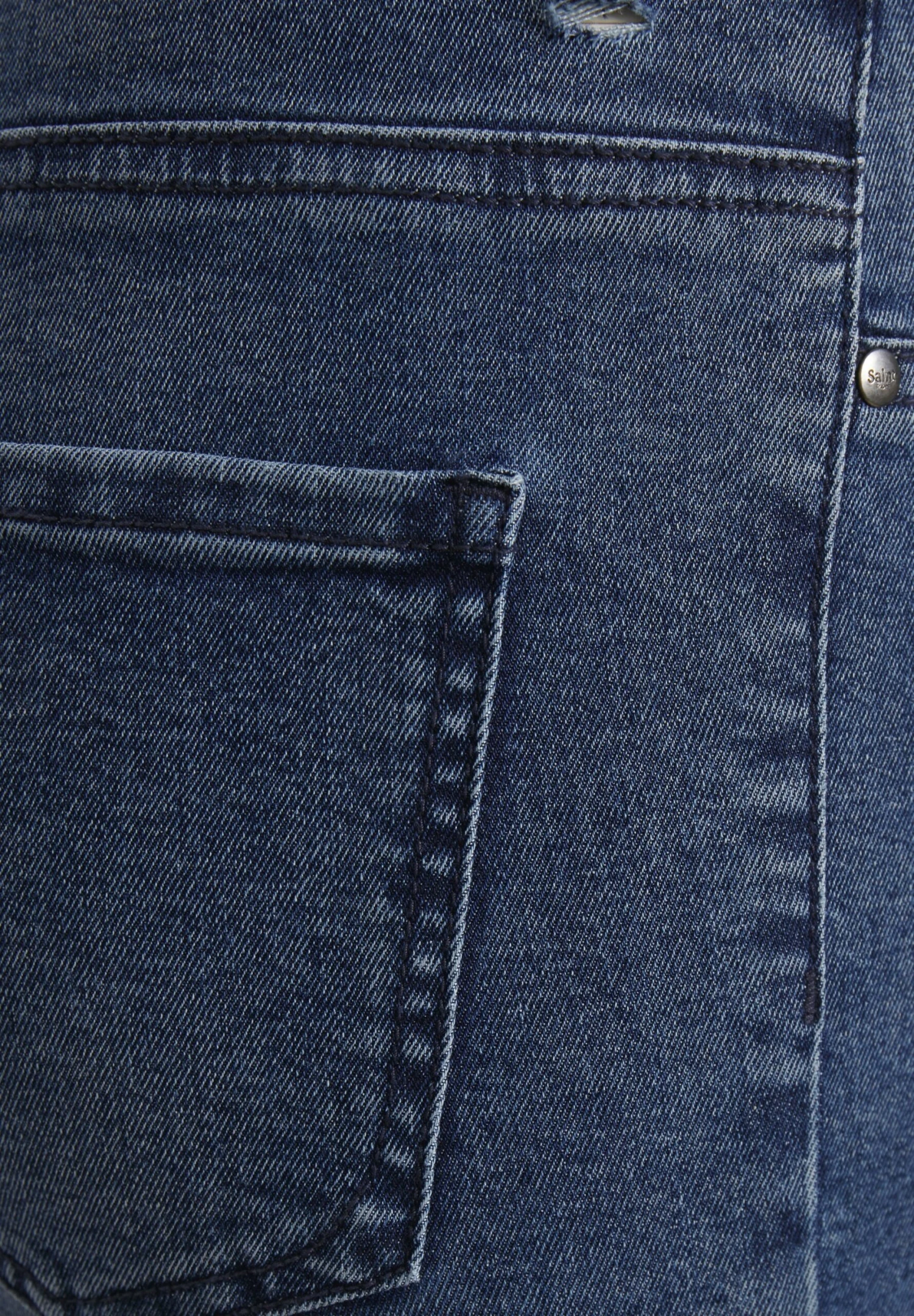 Saint Tropez TINNASZ - Jeansy Skinny Fit - Med.blue - obrazek 6