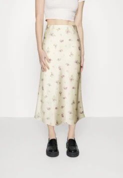 Gina Tricot TINA SKIRT - Spódnica Trapezowa - Off-white