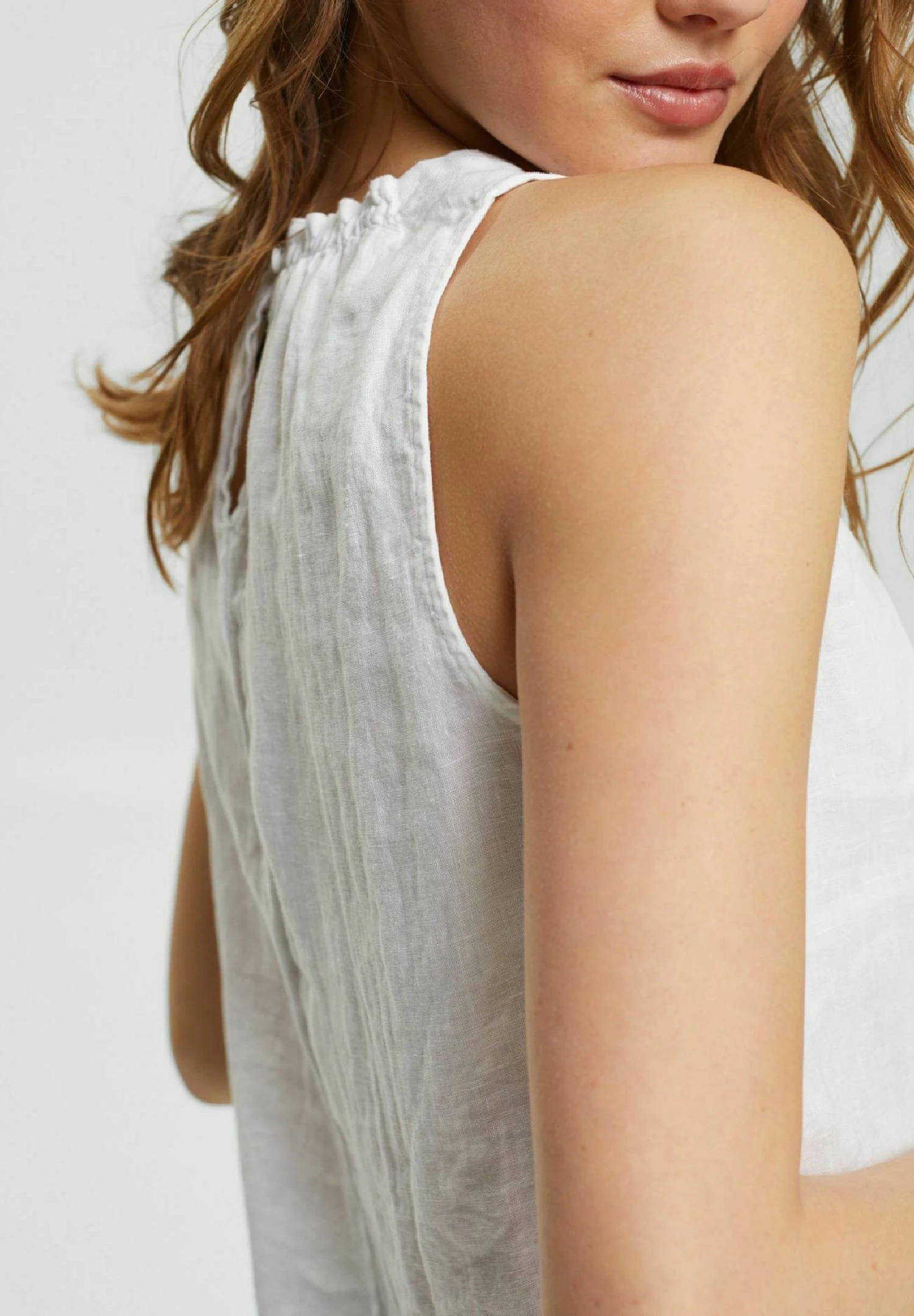 Edc By Esprit Bluzka - White - obrazek 6