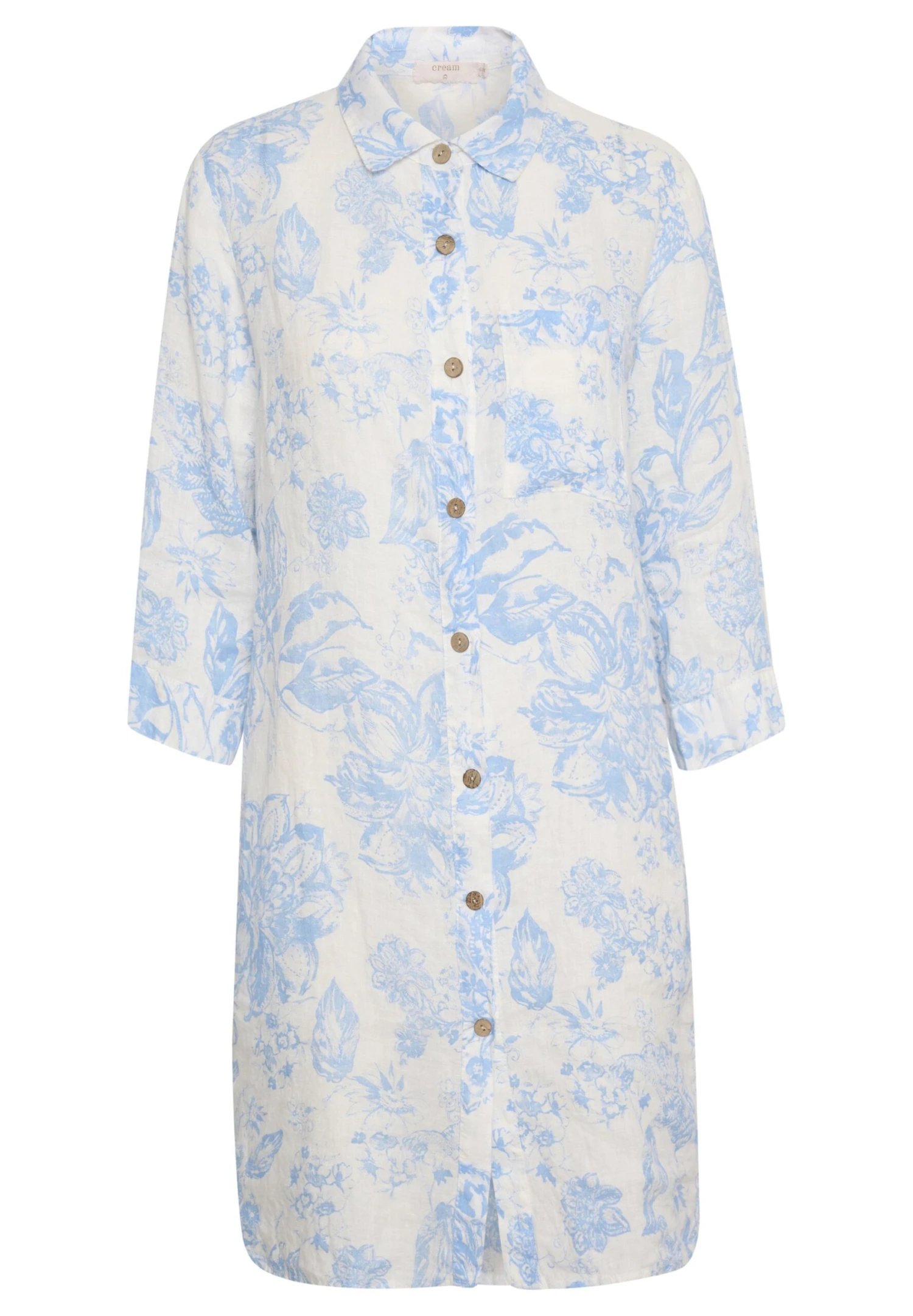 Cream BELLIS LONG - Koszula - Blue Botanic Garden - obrazek 5