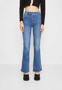 GOOD AMERICAN PULL ON - Jeansy Dzwony - Indigo
