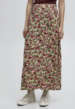 ICHI MARRAKECH - Spódnica Trapezowa - Structured Flower Mix1