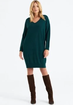 Sukienka Dzianinowa - Dark Green
