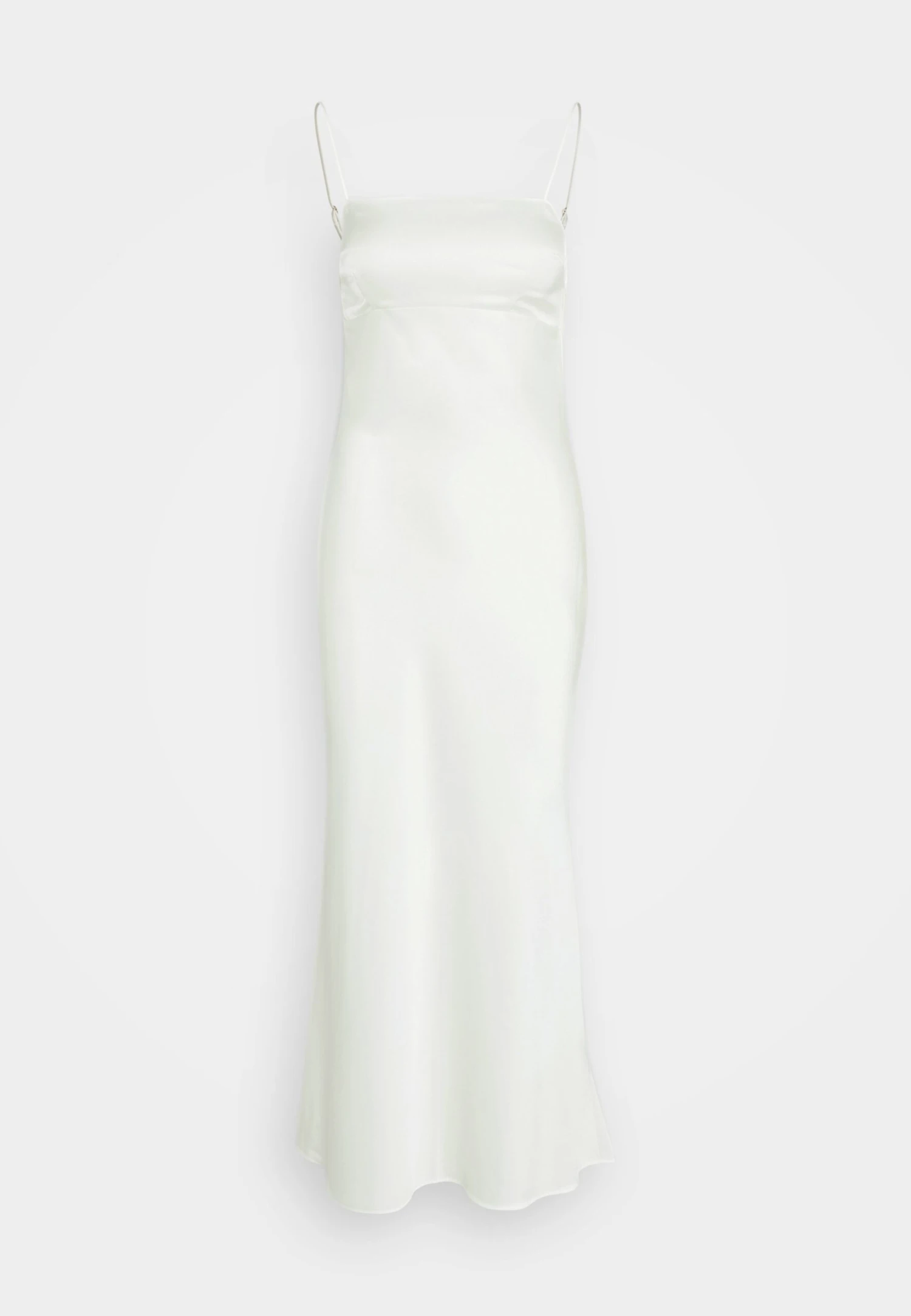 Abercrombie & Fitch SLIP MIDI DRESS - Sukienka Koktajlowa - Snow White - obrazek 5