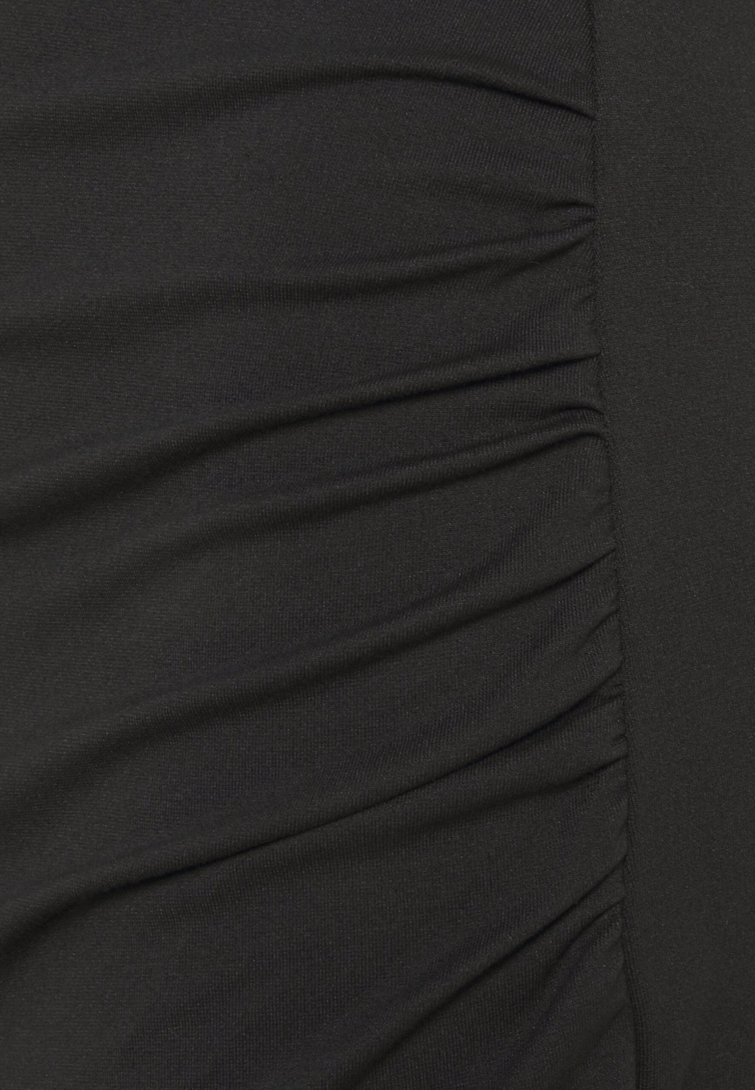 Even&Odd Asymetric Overlap Wrap Mini High Waisted Skirt - Spódnica Ołówkowa - Black - obrazek 6