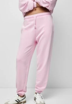 PULL & BEAR FADED - Spodnie Treningowe - Pink