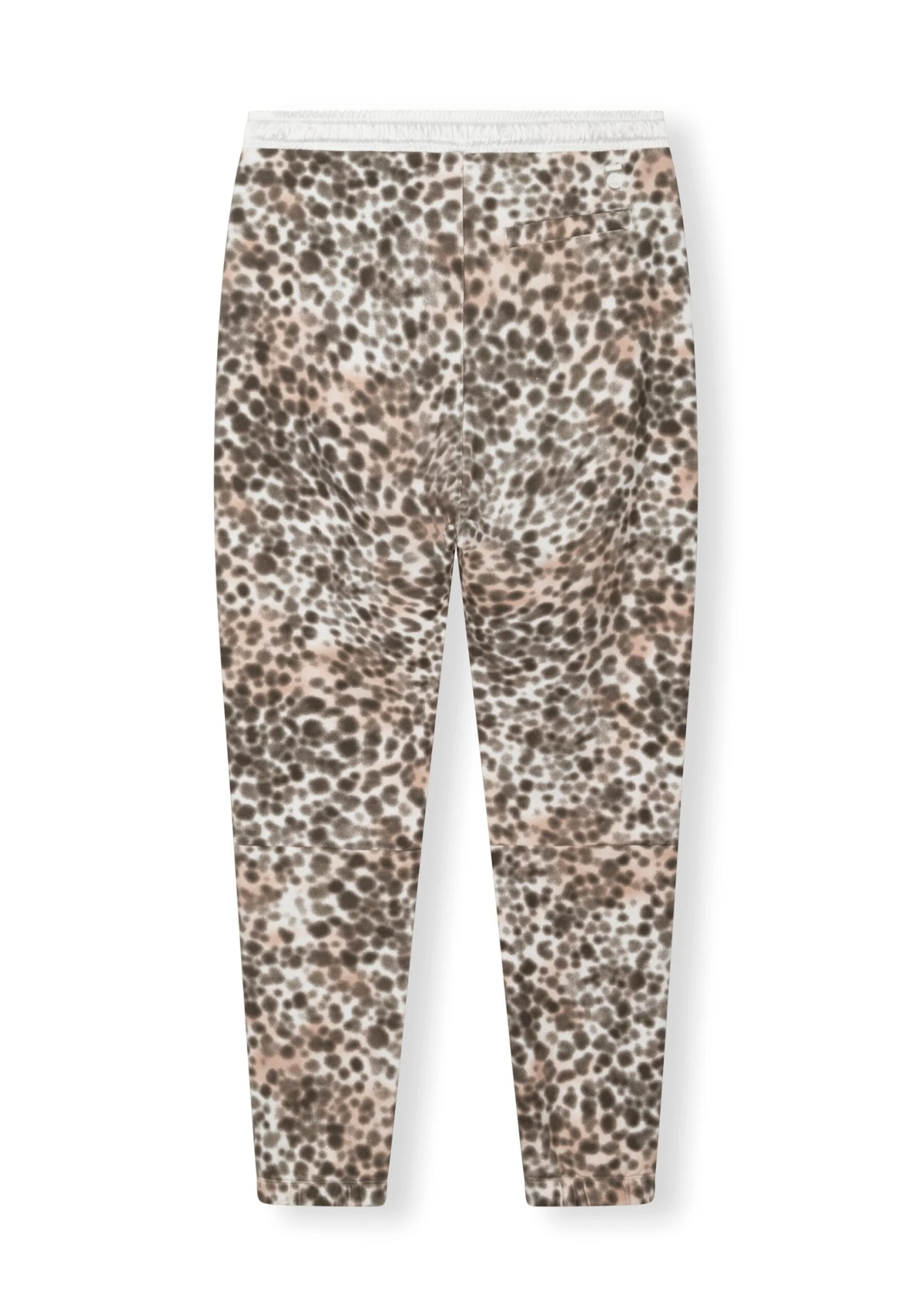 BOTTOMS CROPPED LEOPARD - Spodnie Treningowe - Ecru - obrazek 5