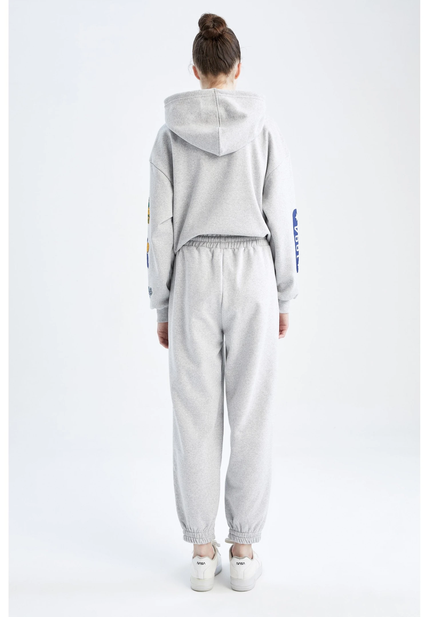 DeFacto LOOSE FIT - Spodnie Treningowe - Grey - obrazek 3