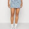 Gestuz LARISAGZ MINI SKIRT - Spódnica Mini - Denim Blue