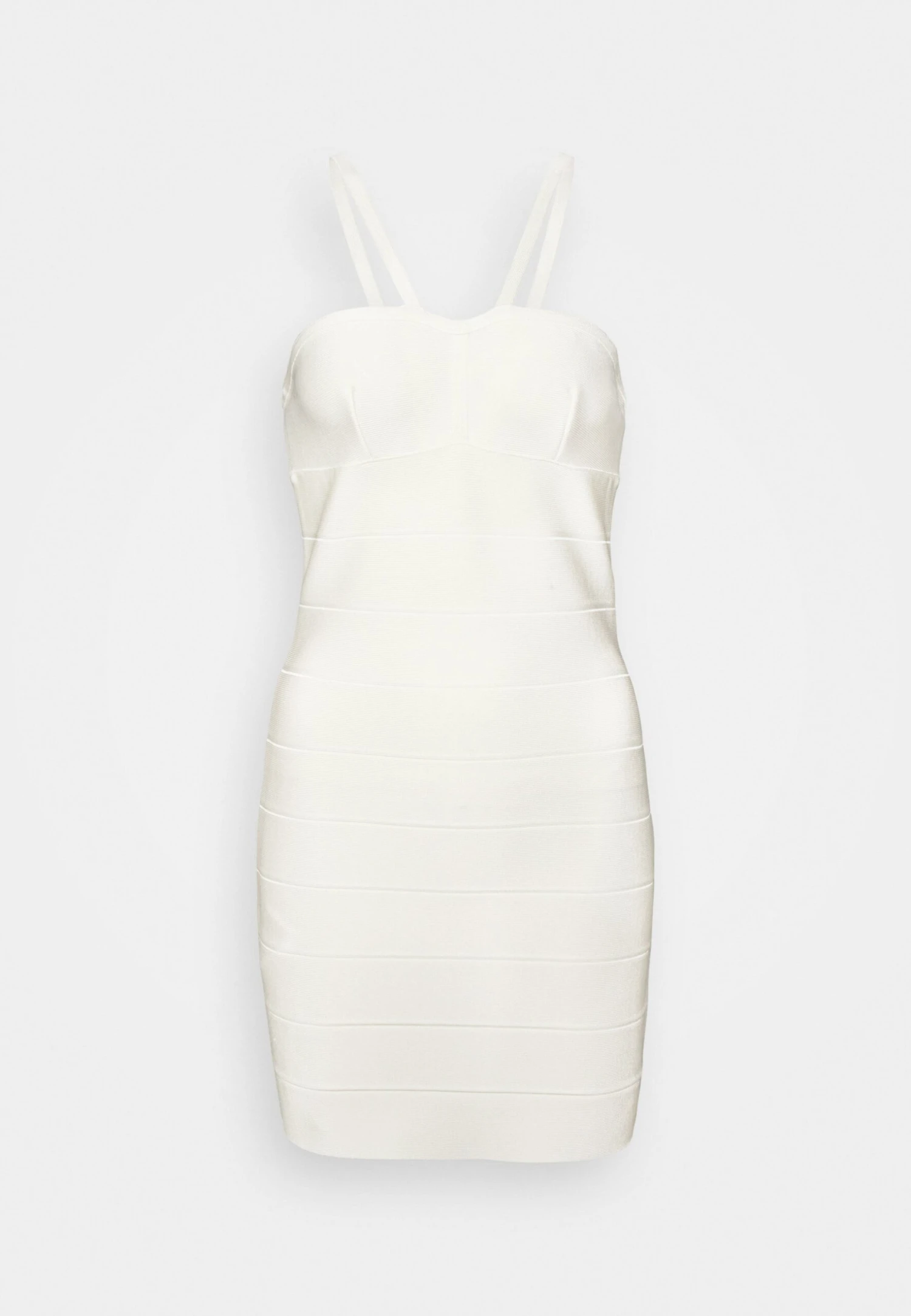 HERVE LEGER HL MINI DRESS - Sukienka Etui - White - obrazek 8