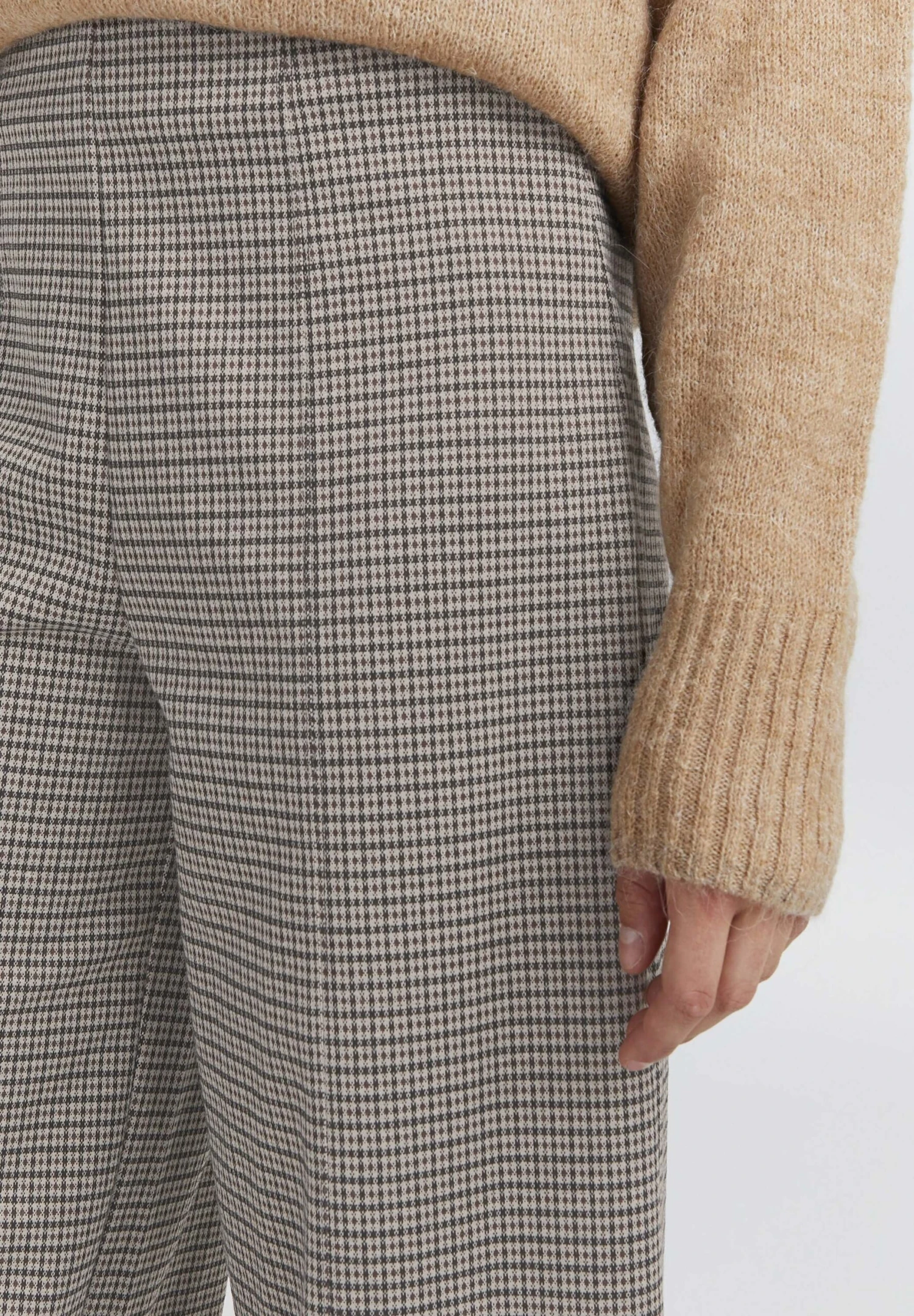 ICHI IHKATE CAMELEON - Spodnie Materiałowe - Mottled Beige - obrazek 4