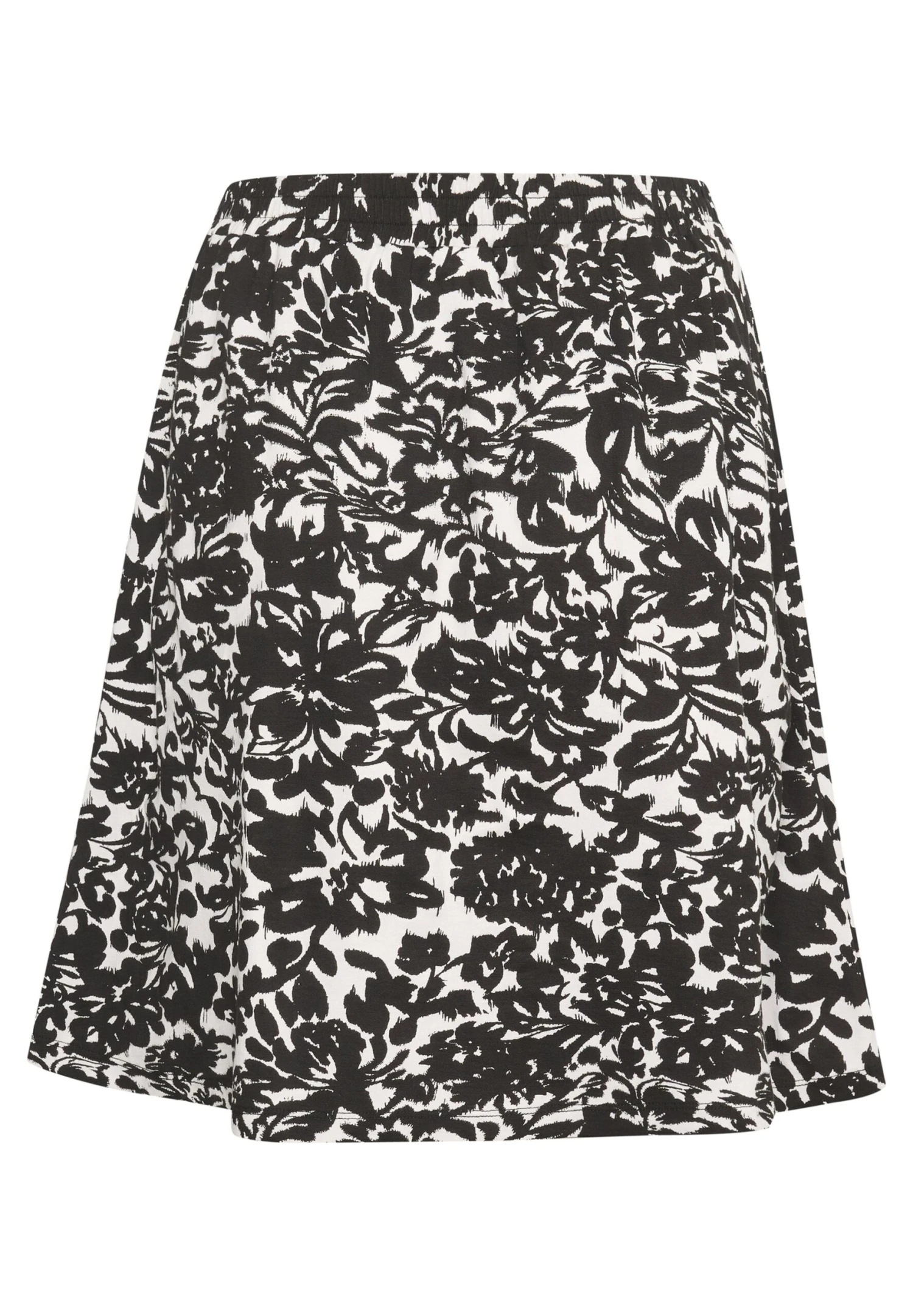 Kaffe KAINGER - Spódnica Trapezowa - Black Chalk Flower Print - obrazek 6