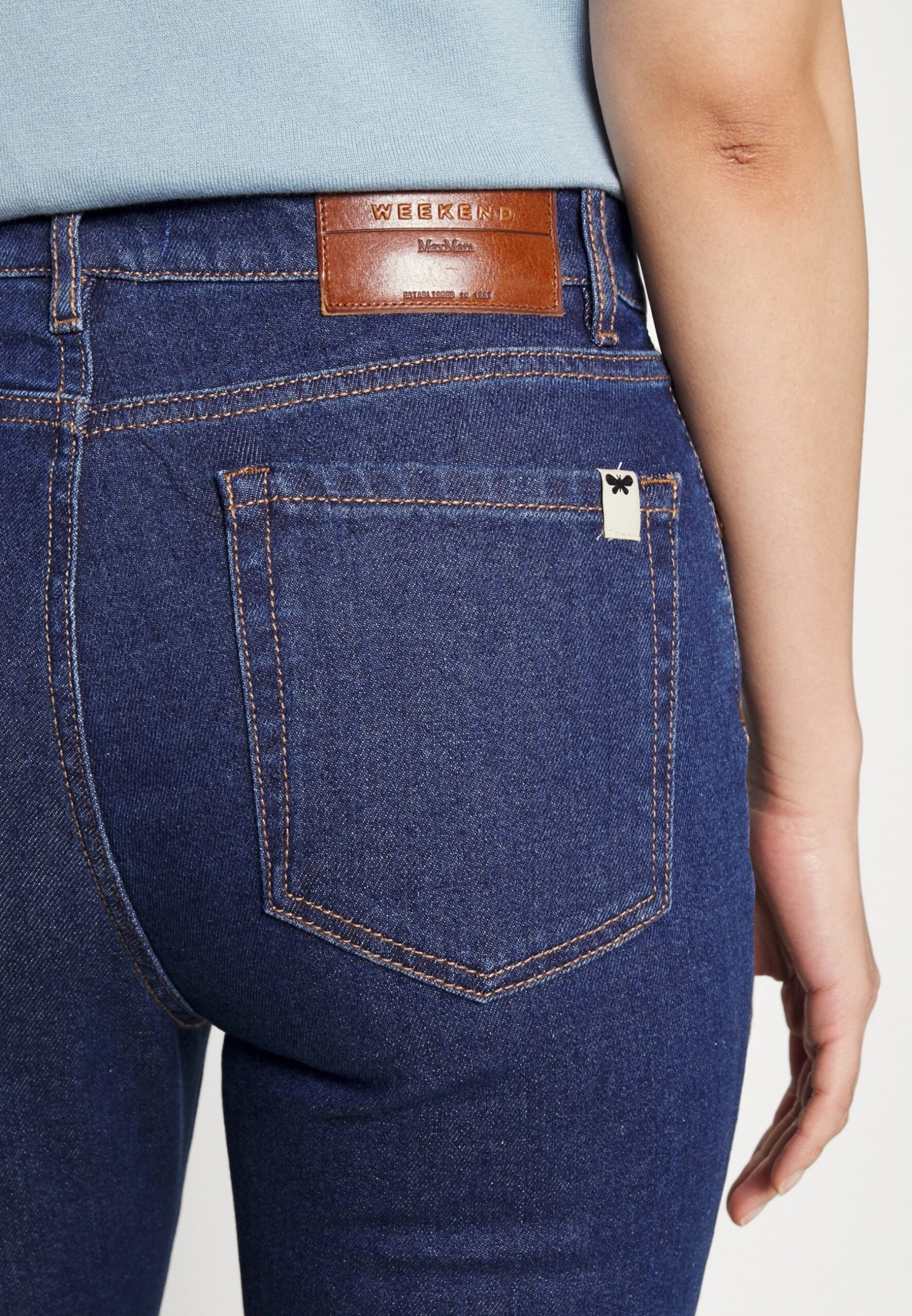 EUFRATE - Jeansy Straight Leg - Blu - obrazek 4