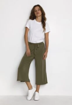 Kaffe KAMALLI - Spodnie Materiałowe - Grape Leaf