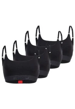 Hugo 4 PACK - Biustonosz Bustier - Schwarz