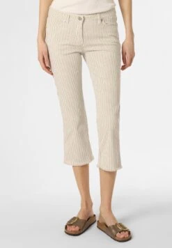 TONI Spodnie Materiałowe - Sand Hellgrau