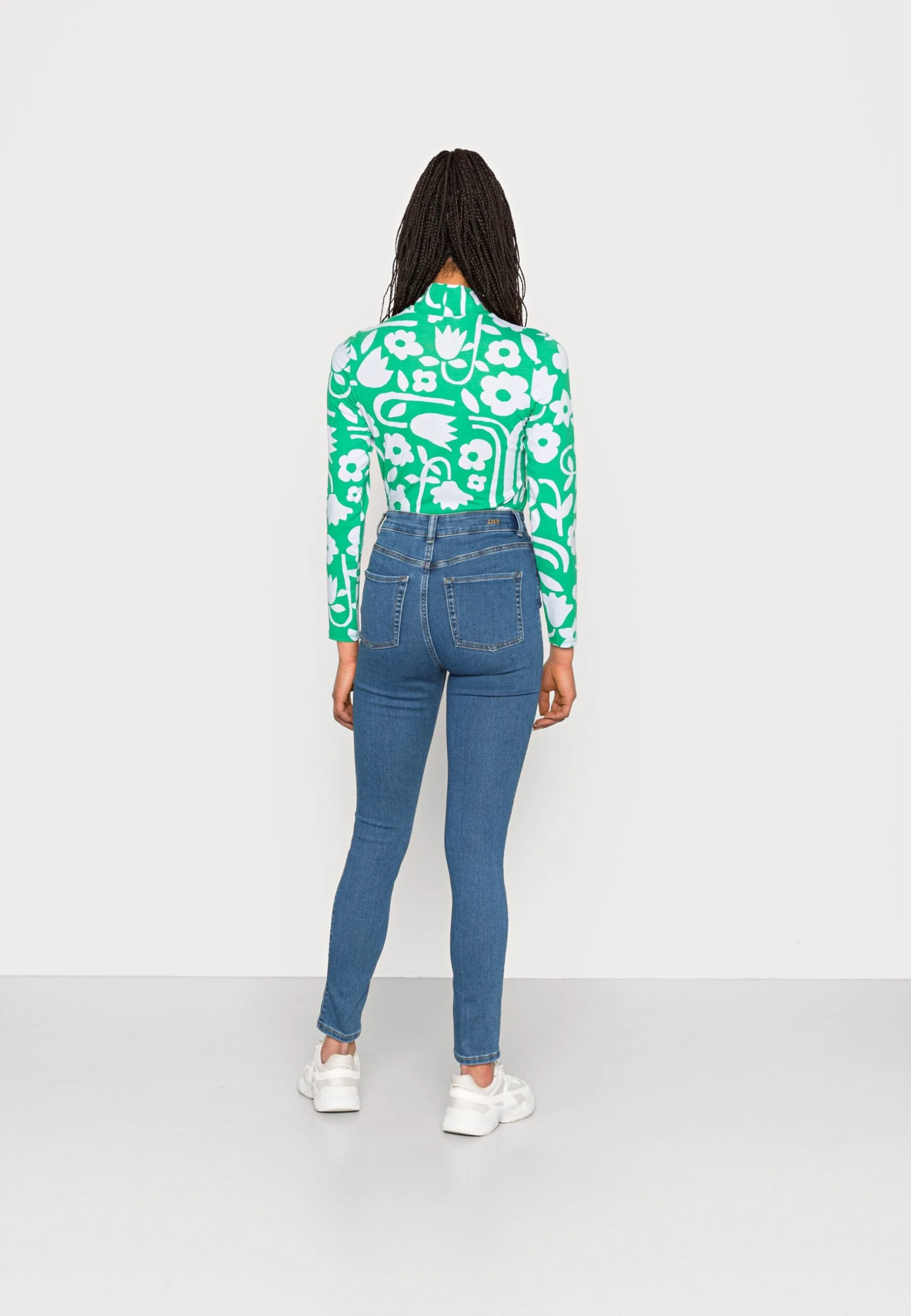 JJXX VIENNA - Jeansy Skinny Fit - Medium Blue Denim - obrazek 3