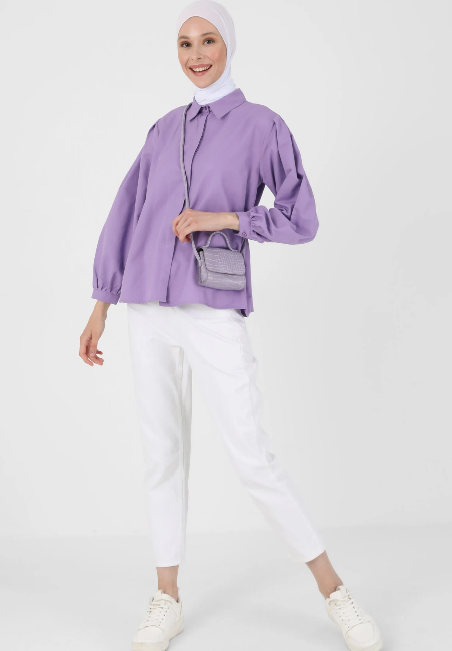 Koszula - Lilac - obrazek 2