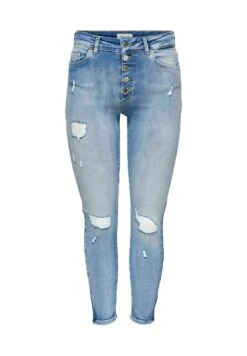 ONLY Jeansy Skinny Fit - Light Blue Denim