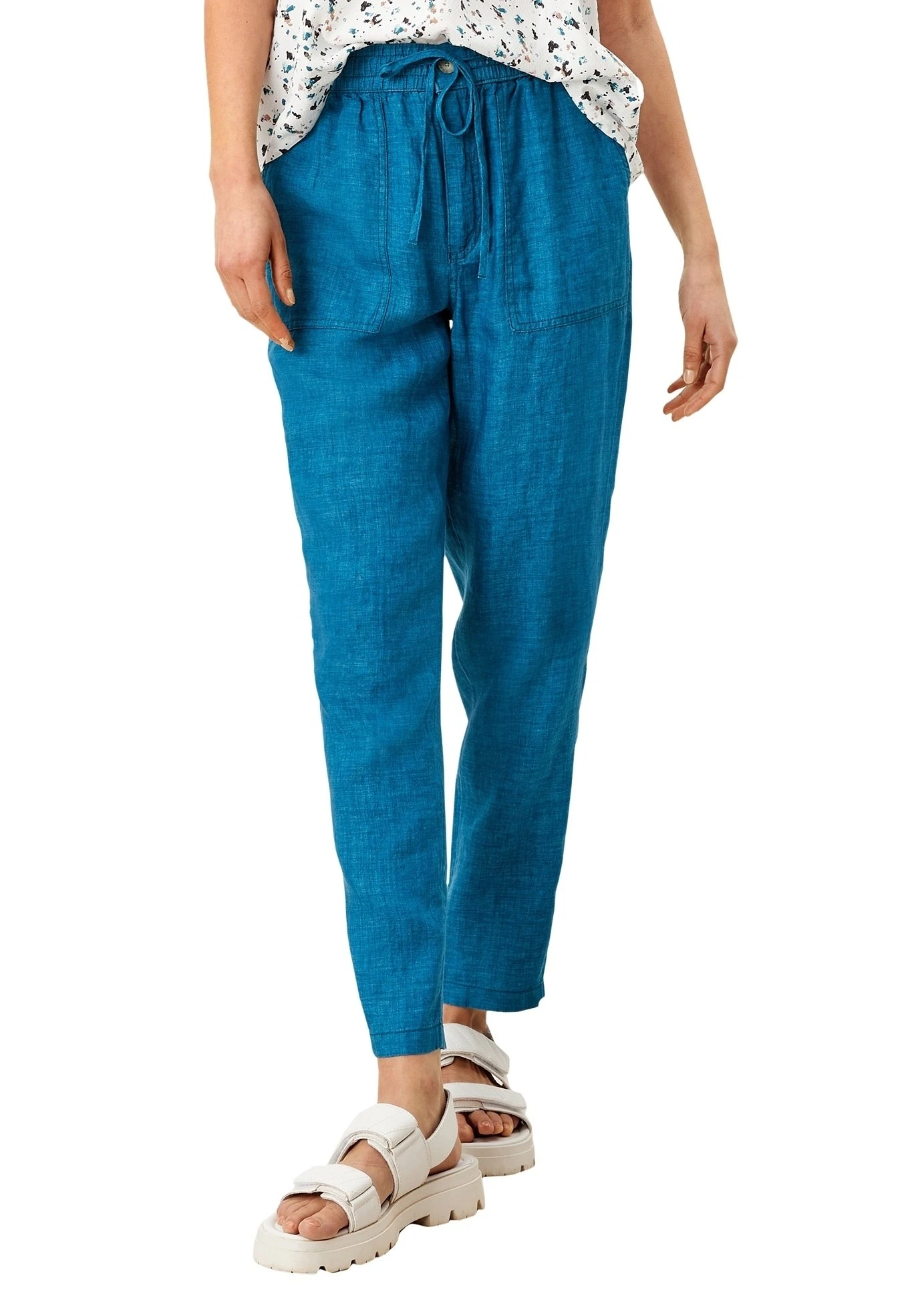 S.Oliver DE JOGGING - Spodnie Treningowe - Dark Teal Melange - obrazek 6