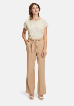 Betty Barclay UNIFARBEN - Spodnie Materiałowe - Camel Beige