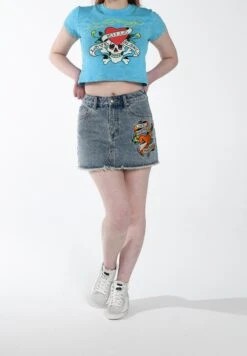 Ed Hardy LIFE BEFORE DROP - Spódnica Mini - Bleach