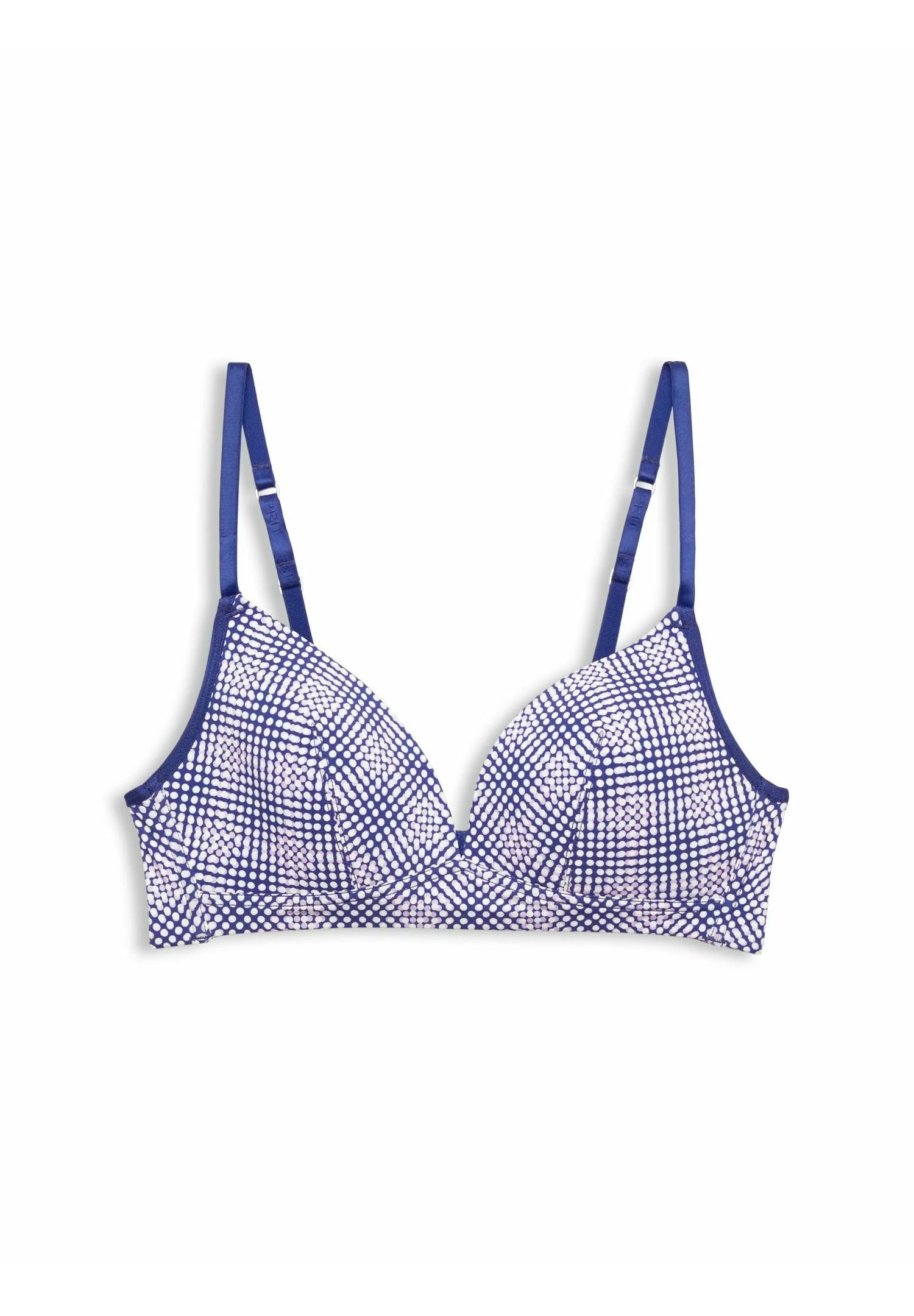 ESPRIT MINIMAL PRINT PAR THE SOFT FIT WIRELESS PADDED AOP - Biustonosz Z Trójkątną Miseczką - Dark Blue - obrazek 7