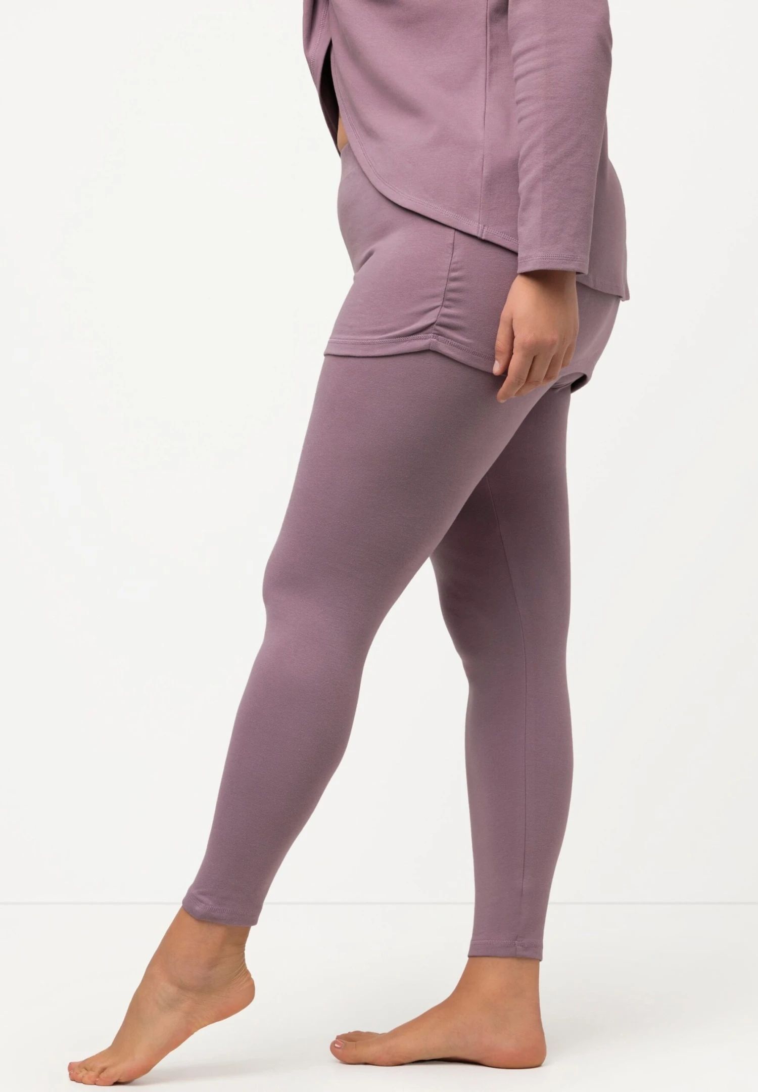 Ulla Popken Legginsy - Lilas Gris - obrazek 4