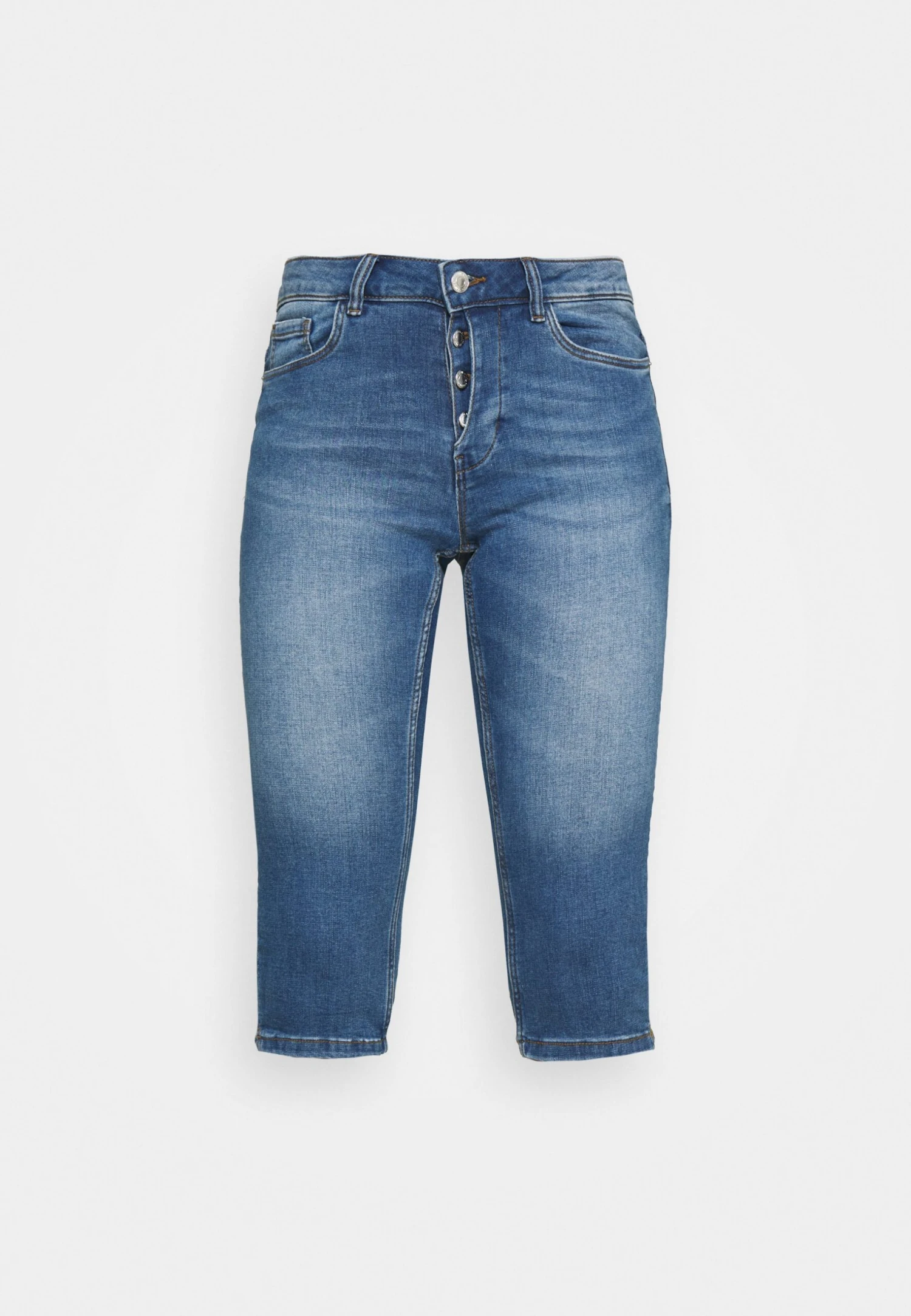 Vero Moda VMSEVEN - Szorty Jeansowe - Medium Blue Denim - obrazek 4