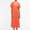 OBJECT WICKEL - Sukienka Letnia - Hot Coral