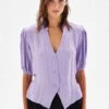 BALLOON SLEEVE - Koszula - Lilac