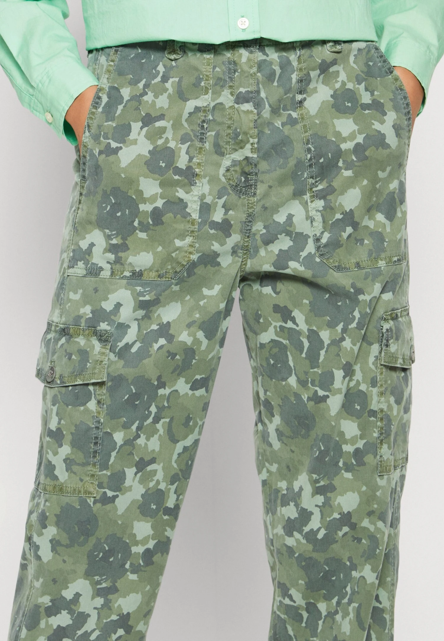 Marks & Spencer Bojówki - Khaki Mix - obrazek 4