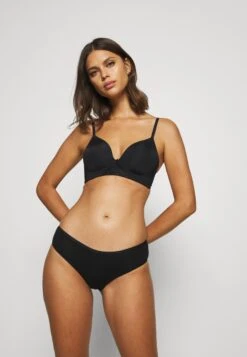 Schiesser 2PACK HIPSTER ORGANIC COTTON - 95/5 - Figi - Black