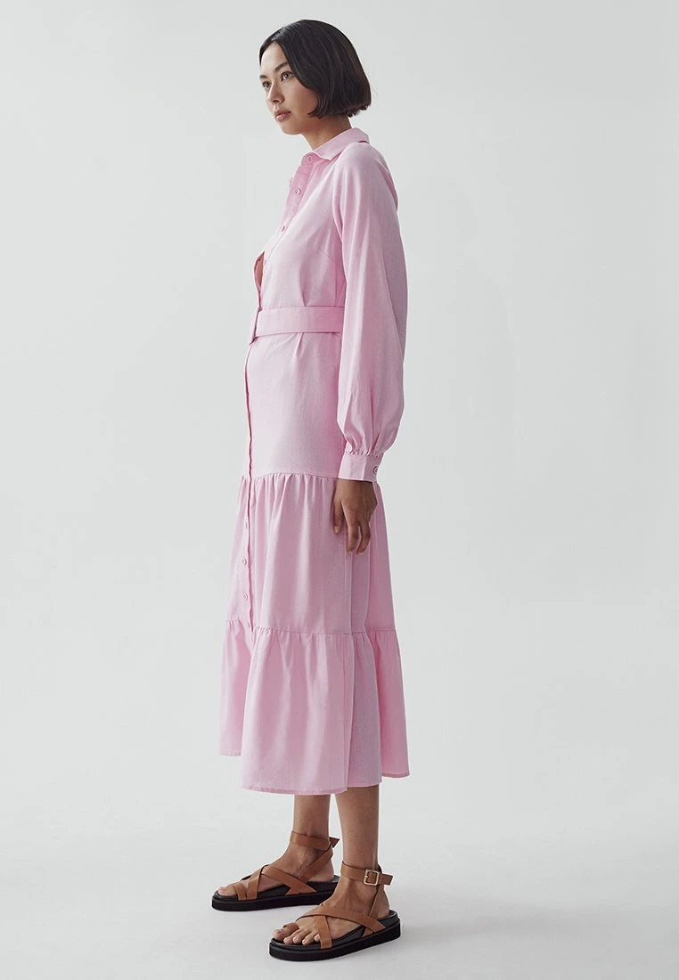 Calli ISABELLA - Sukienka Koszulowa - Pale Pink - obrazek 5