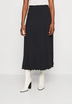 Edc By Esprit SKIRT LETTU - Spódnica Trapezowa - Black