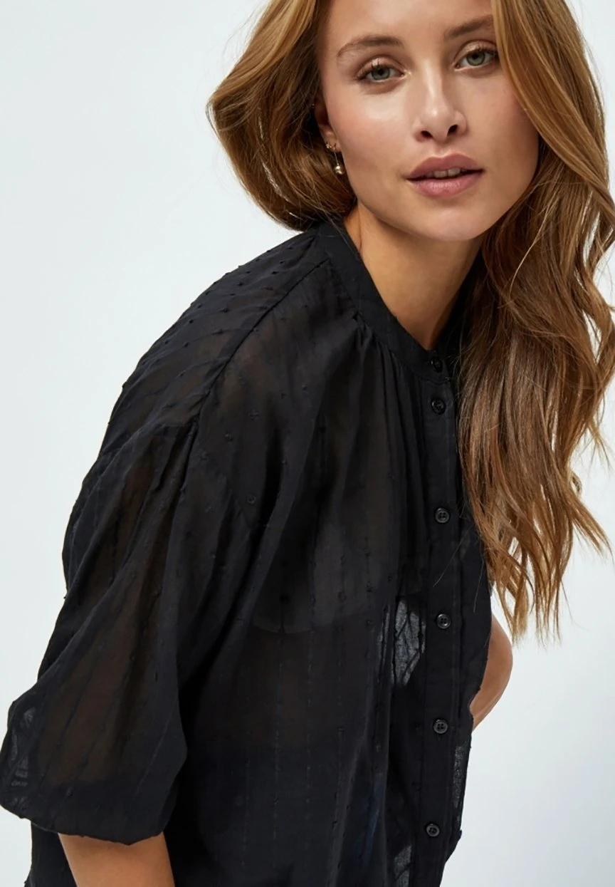 Peppercorn FREYA - Koszula - Black - obrazek 4